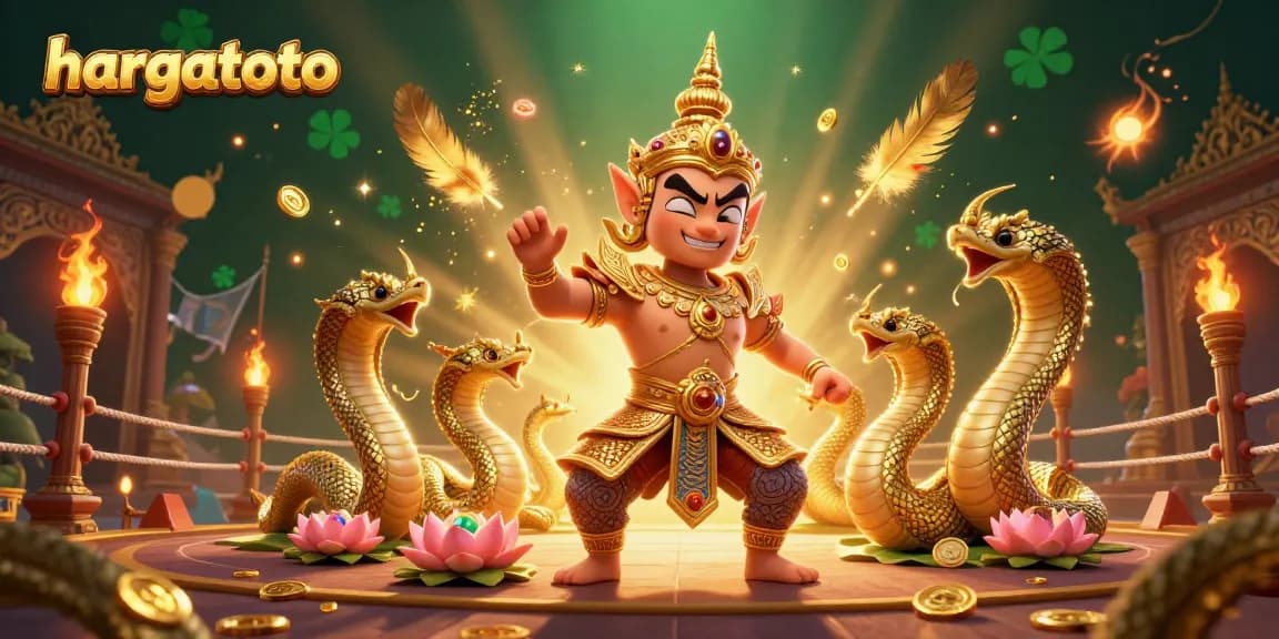Experience thrilling wins at hargatoto with dynamic 3D illustrations of exciting games and events.