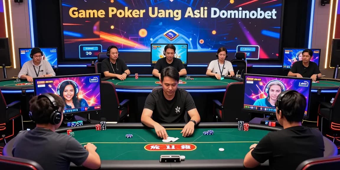Experience thrilling Game Poker Uang Asli Dominobet with diverse players in dynamic online settings.