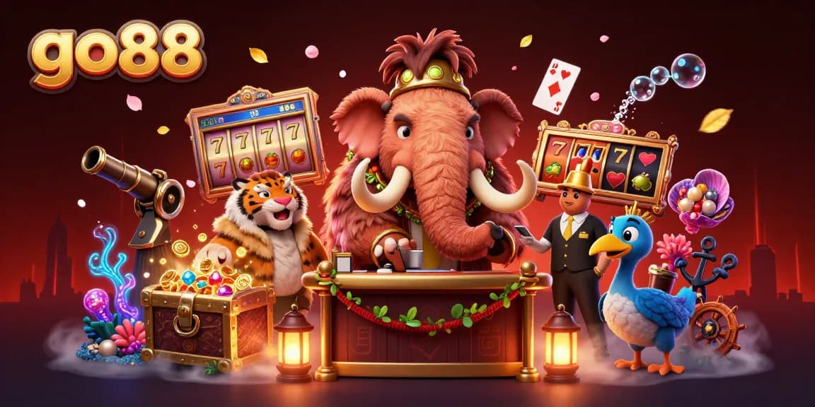 Engage in thrilling games at go88 with vibrant characters and stunning casino elements.