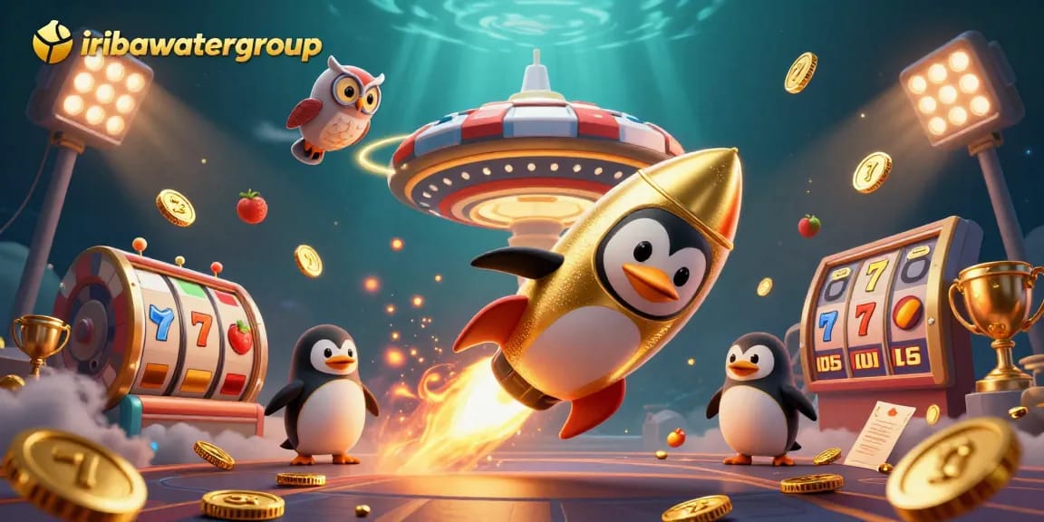 Experience the thrills of gambling with iribawatergroup's exciting casino game elements and golden penguin adventure.