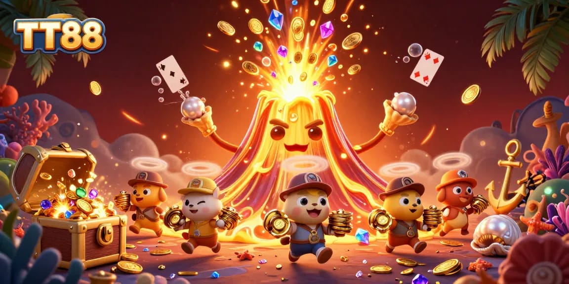 Experience the thrilling TT88 volcano casino as it erupts with treasures and dynamic gaming elements for players.