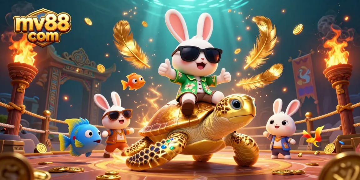 Win big at mv88 com with colorful illustrated characters in an engaging casino atmosphere.
