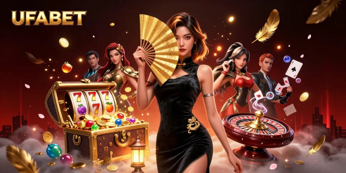 Experience thrilling gameplay at UFABET with dynamic slot reels, vibrant symbols, and high-stakes betting.