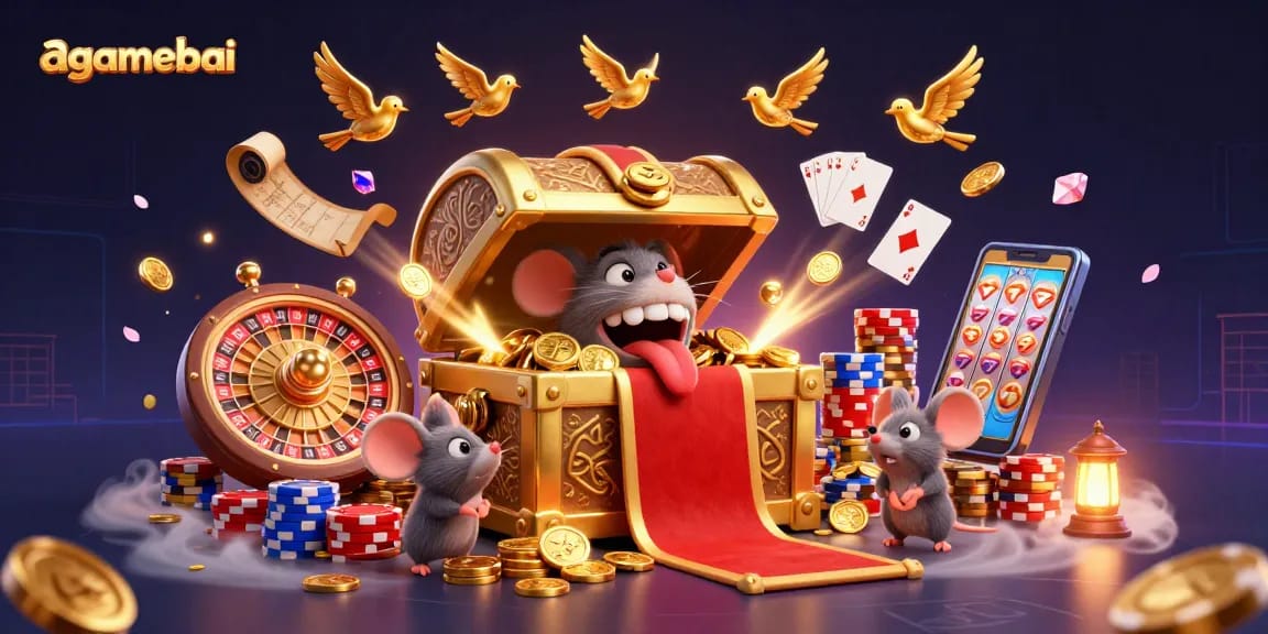 Spin to win with agamebai, showcasing a vibrant casino scene filled with adventure.