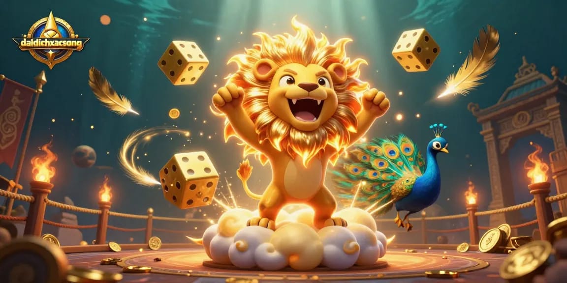 Engage in thrilling gameplay with daidichxacsong as you experience epic battles surrounded by vibrant casino elements.