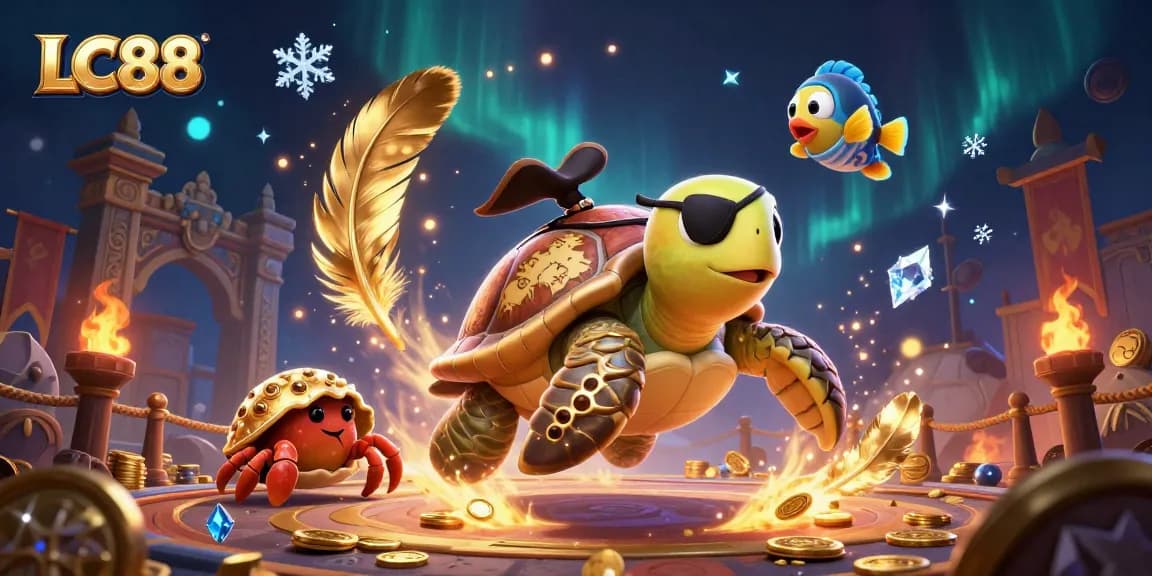 Engage in thrilling gameplay at LC88, showcasing a vibrant pirate-themed casino adventure.