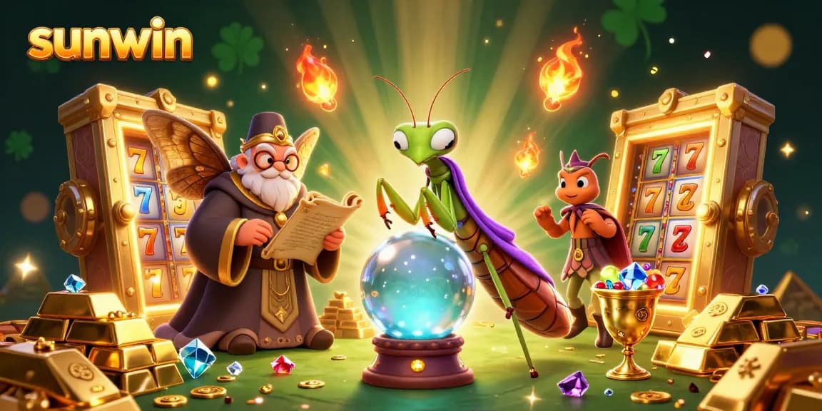 Experience exciting gameplay at Sunwin with vibrant slots, fortune tellers, and treasures.