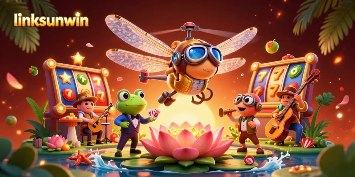 Engage in thrilling slot action at linksunwin with vibrant visuals and dynamic casino elements.