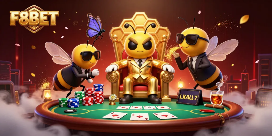 Experience thrilling bets at F8BET with an exciting poker scene involving a mob boss and his entourage.