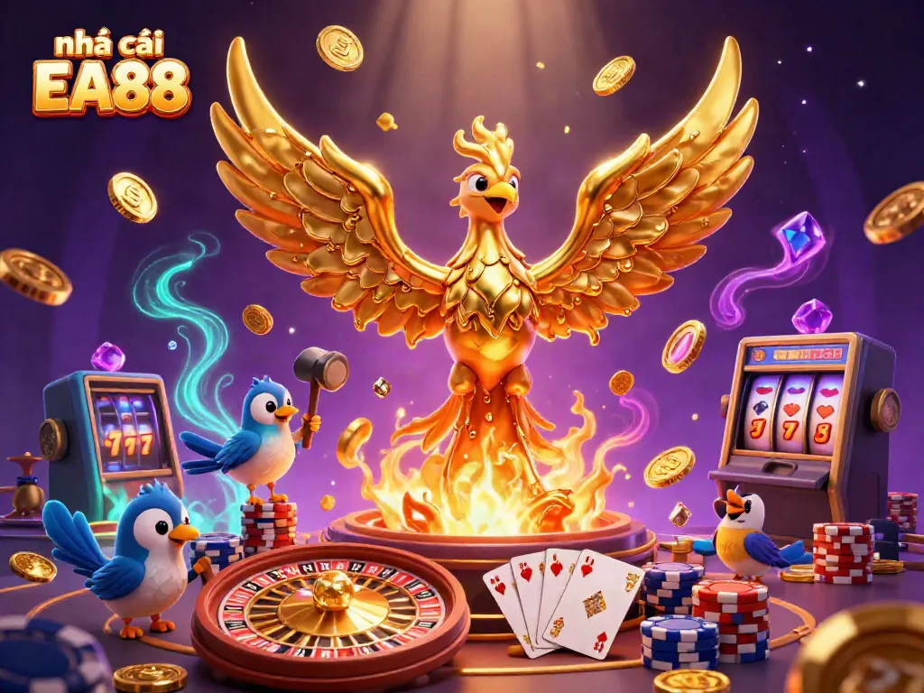 Experience thrilling wins at nhà cái EA88 with vibrant 3D gaming elements and exciting casino visuals.