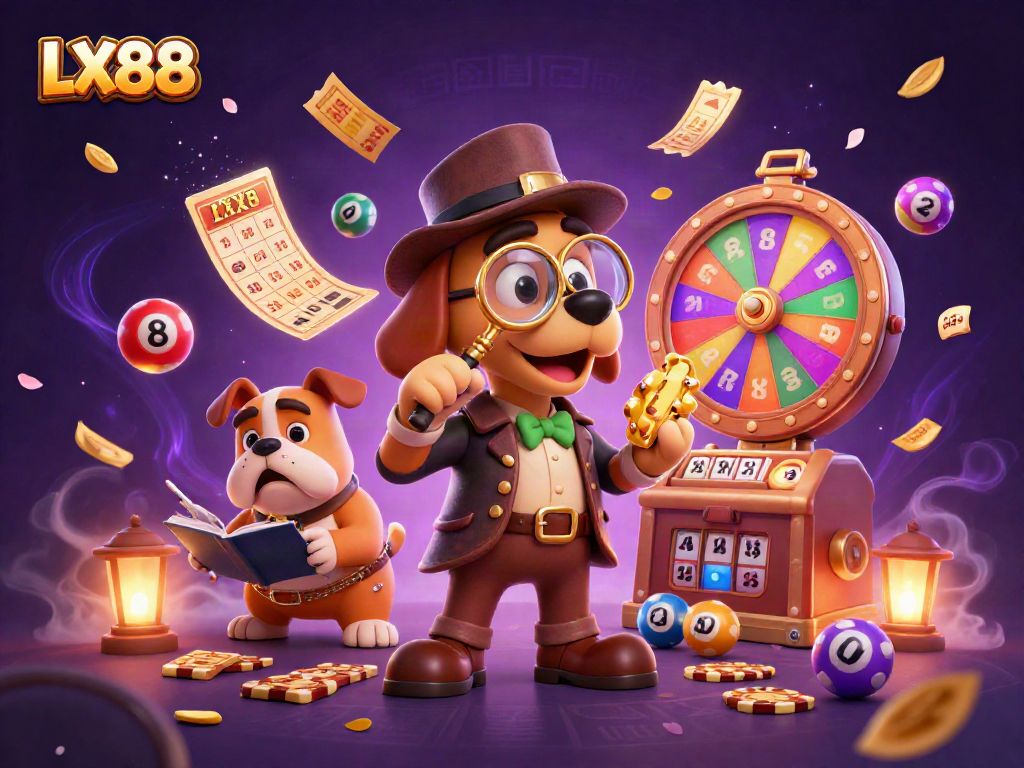 Experience winning moments with LX88 in a vibrant casino scene filled with gaming action.