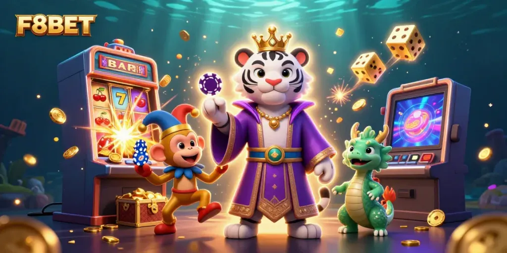 Experience the thrilling world of F8BET with jackpot excitement and vibrant casino ambiance.