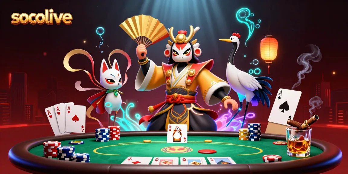 Socolive offers thrilling HD sports betting experiences with dynamic poker action and engaging characters.
