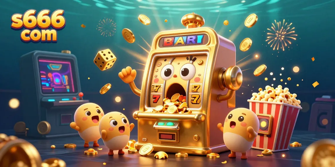 Experience the excitement of winning at s666 com with a lively jackpot celebration scene.