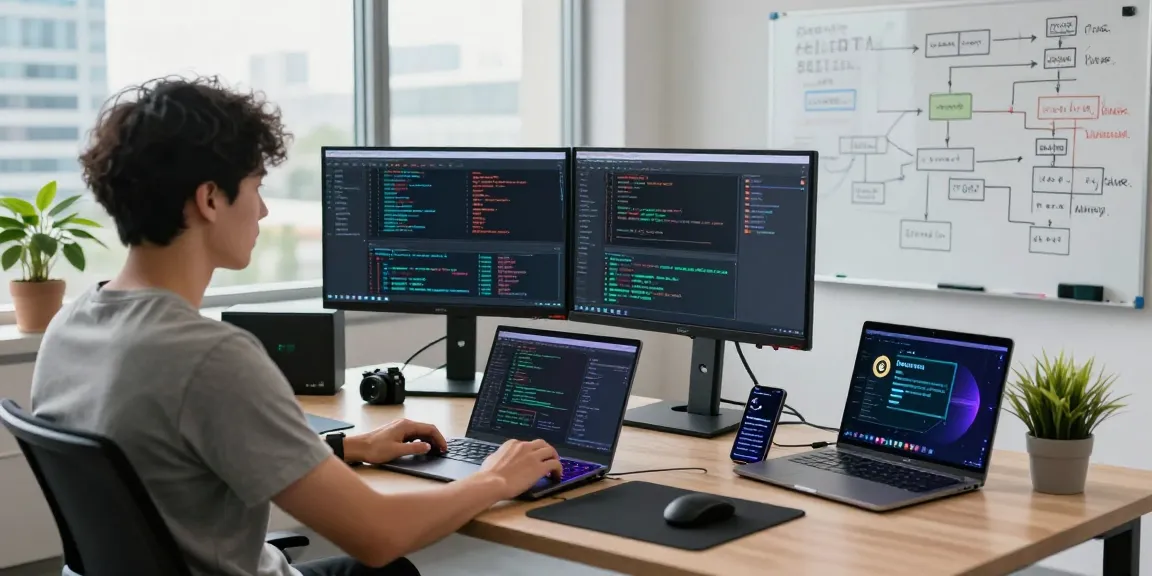 Kinetiq Hyperliquid software engineer at modern blockchain workspace, focused on coding and DeFi projects.
