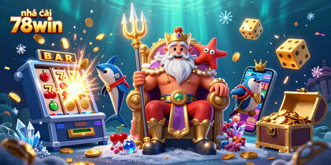 Join the fun at nhà cái 78win with Neptune, a slot machine explosion, and exciting gaming elements.