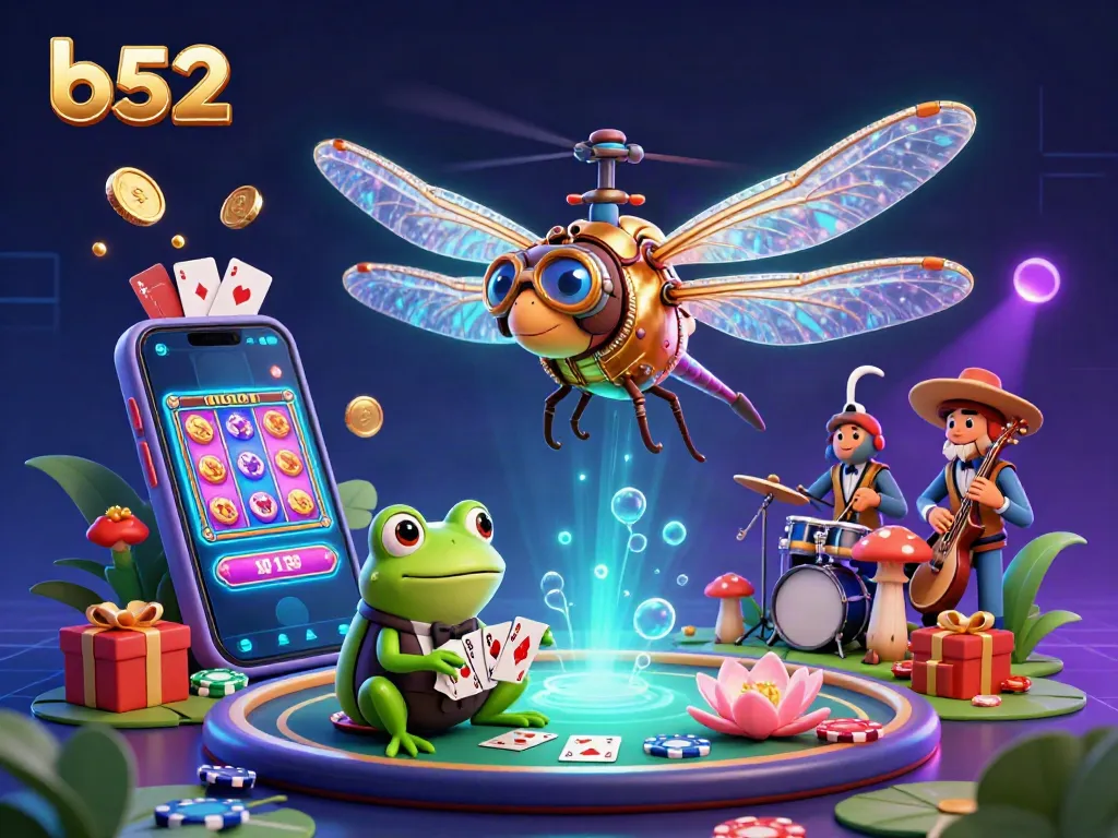 Experience thrilling action at the b52 casino, with vibrant characters and exciting games bursting with energy.