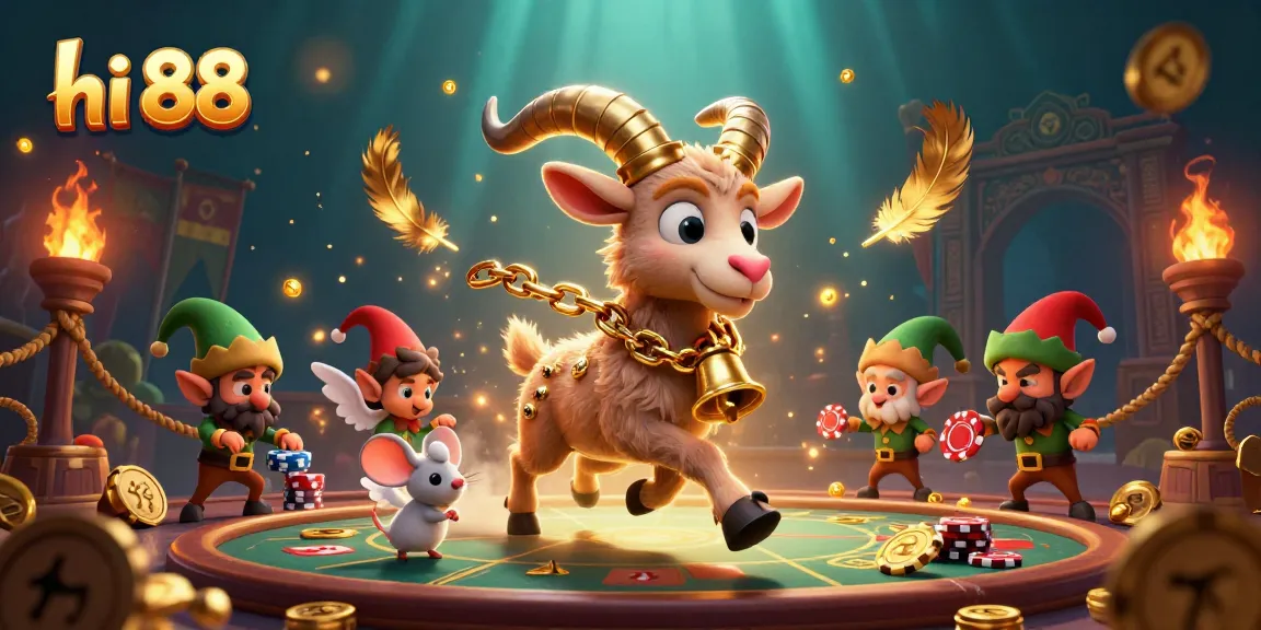 Experience the thrill at hi 88 casino with Krampus, an angel mouse, and mischievous gremlins!