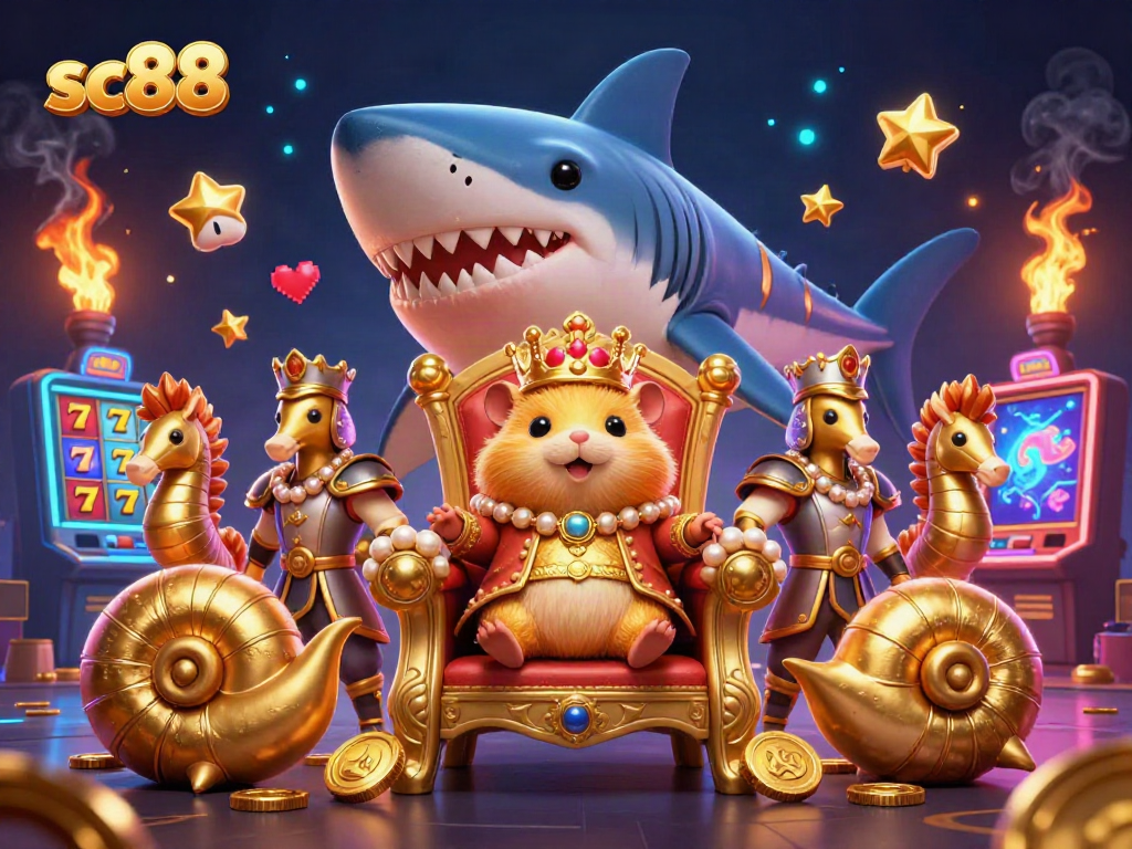Experience thrilling slots gameplay with the vibrant sc88 casino scene featuring gaming elements.