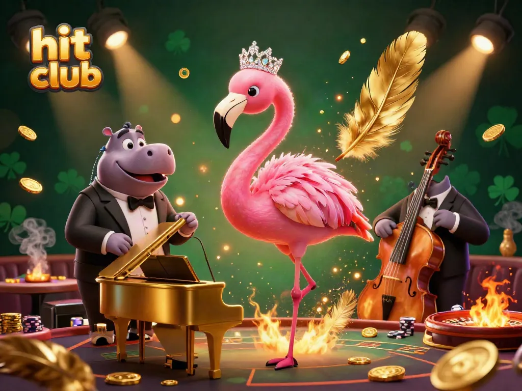 Engage with the hit club atmosphere featuring vibrant characters and dynamic gambling elements.
