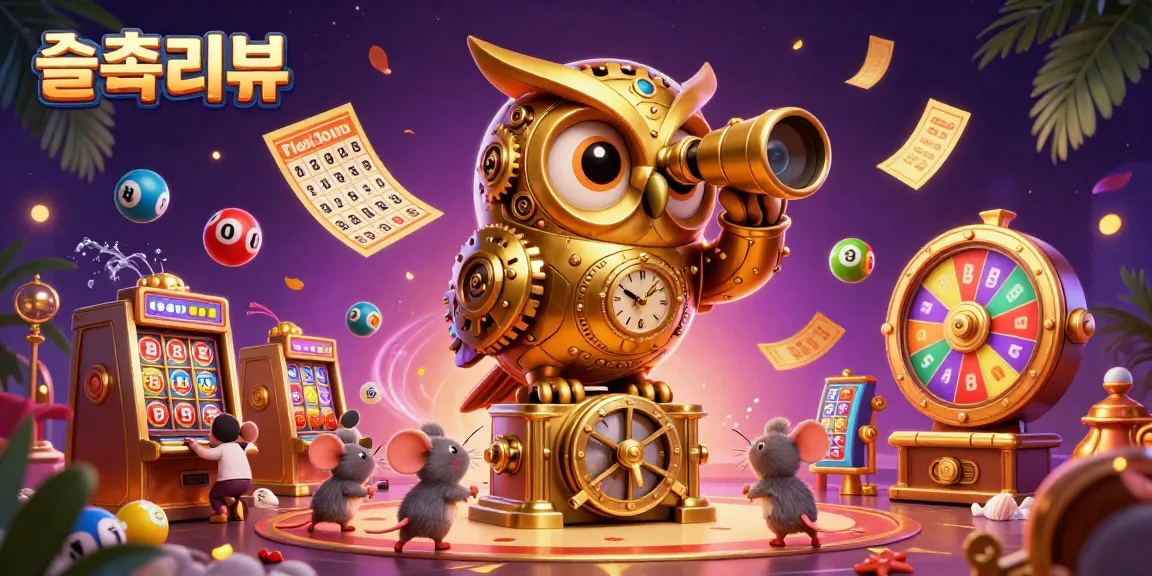 Experience thrilling слот리뷰 with a golden owl overseeing dynamic casino action.
