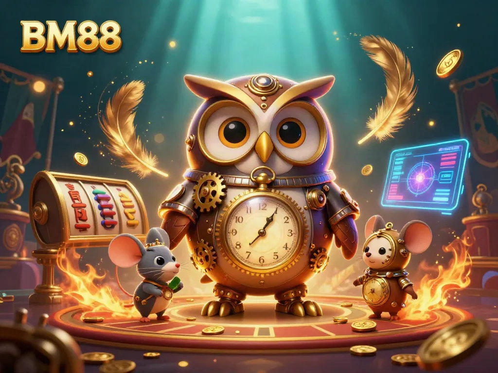 Engage in exciting gameplay at BM88 amidst dynamic casino elements and fantasy characters.