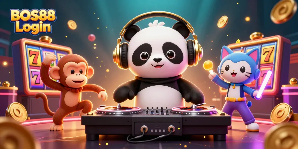 Bermain slot seru dengan BOS88 Login dan karakter lucu yang menghibur.