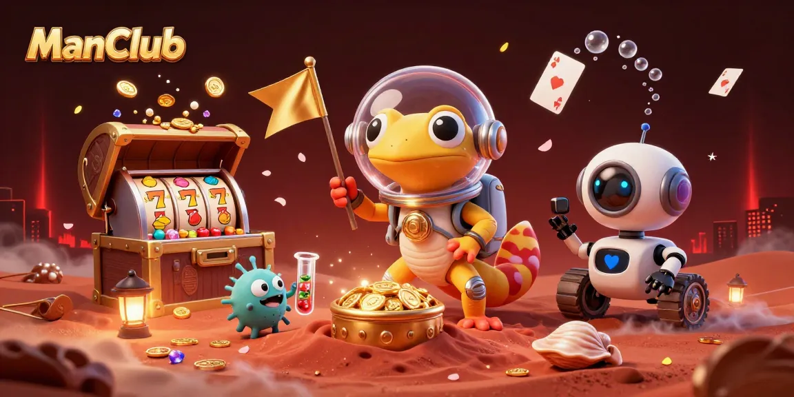 ManClub showcases thrilling slots and jackpots in an exciting casino adventure.