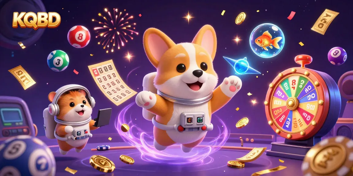 KQBD showcases a thrilling space casino scene with animated characters engaging in vibrant gaming activities.