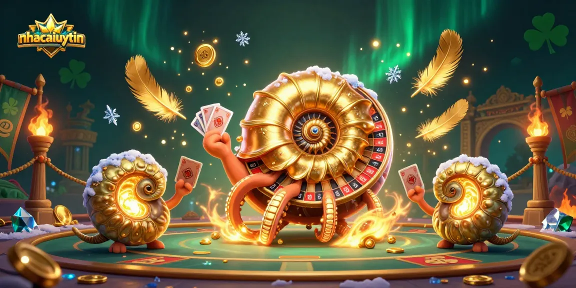 Engage with high-stakes gaming featuring nhacaiuytin's dynamic roulette and card scenes.