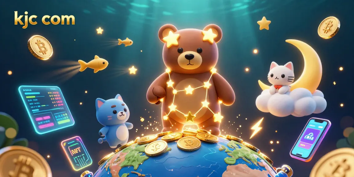 Play and win at kjc com with a vibrant 3D casino universe filled with coins and characters.