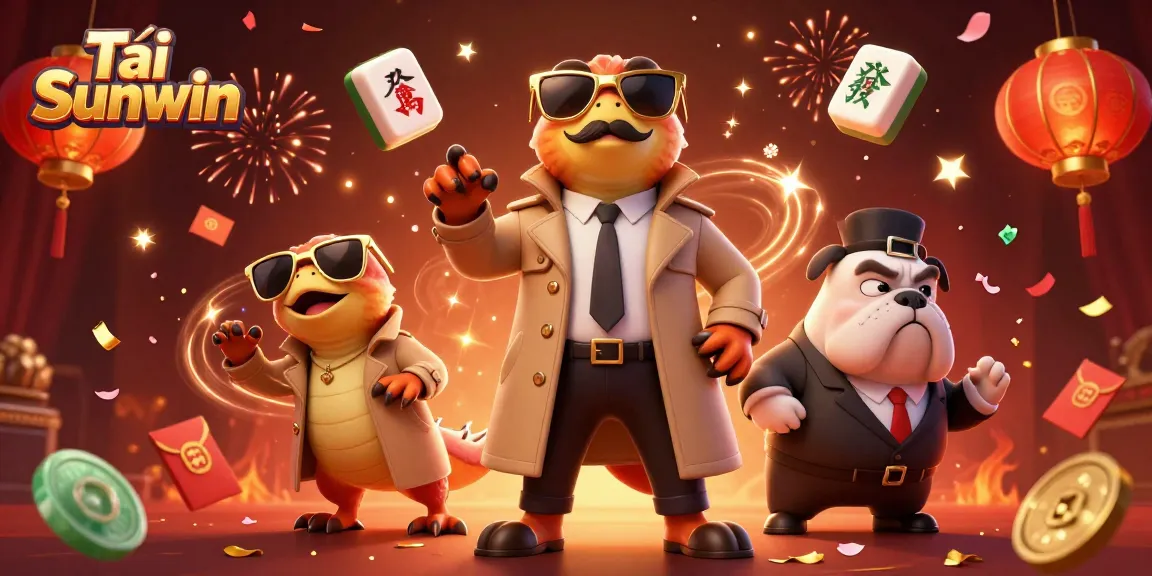 Play and win big with Tải Sunwin, featuring dynamic casino elements and whimsical characters.