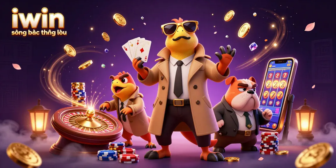 Experience excitement at iwin sòng bạc thượng lưu with energetic raptors and casino elements.