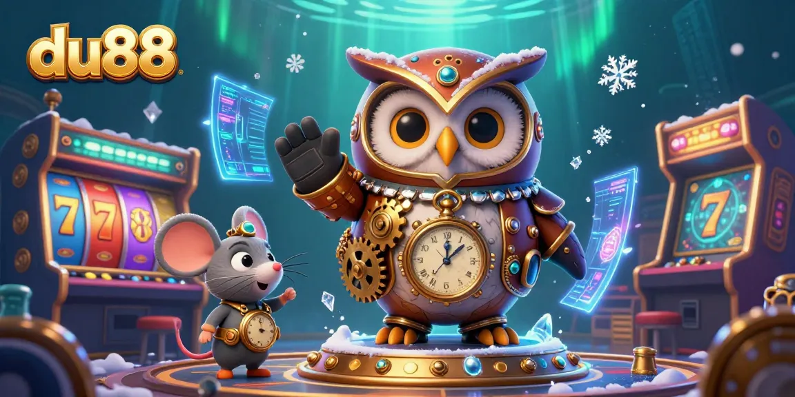 Experience thrilling du88 casino excitement with a time-traveling owl and rich game elements.