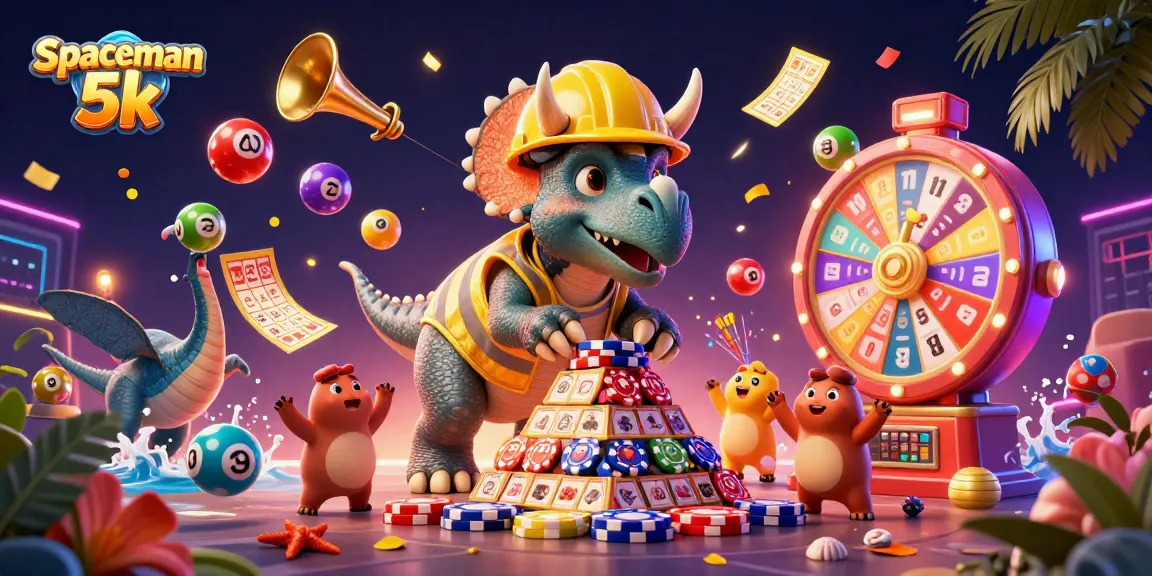 Spaceman 5k menghidupkan kegembiraan permainan slot dengan elemen casino yang penuh warna