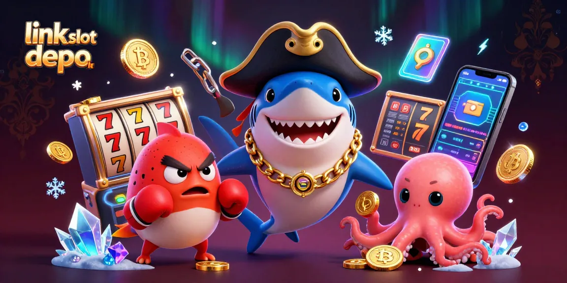 Spin the reels with link slot depo 5k alongside our cheerful pirate shark and friends!