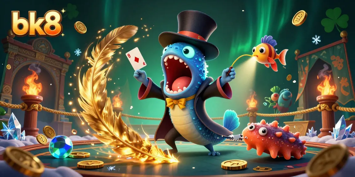 Experience thrilling magic effects with bk8's unique casino charm featuring enchanting sea creatures in a dynamic setting.